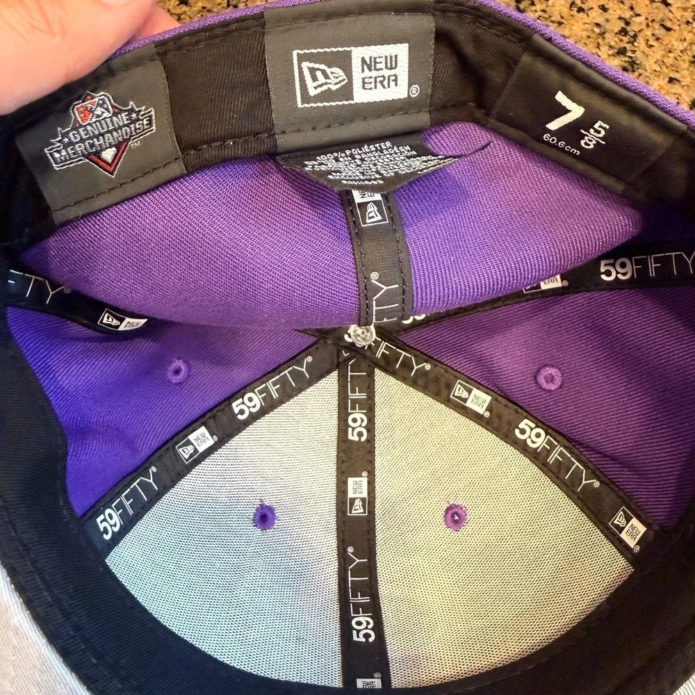 Jersey Shore BlueClaws New Era 59FIFTY Hat 7 5/8 Copa‎ Diversion Medusas Purple